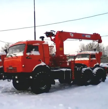 Фото №0 КАМАЗ тягач 44108 с кму Kanglim 1256G2