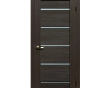 фото Дверь межкомнатная 206 (La Stella) стекло матовое, экошпон, Дуб Мокко 2000х700мм