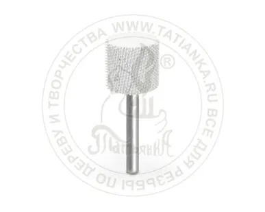 фото 18C12SE-32 - Цилиндр, плоский верх, Ø хвостовика 3,2мм, Ø фрезы X 12,7мм, L фрезы 12,7мм (ex-fine/бе