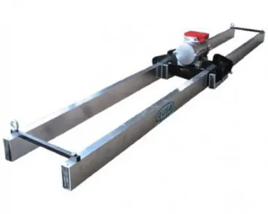 фото Виброрейка жесткая ВР 2 (42\380), алюминиевый профиль 100 мм., площадочный вибратор