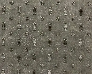 фото Чугунная плитка "Рыбки"