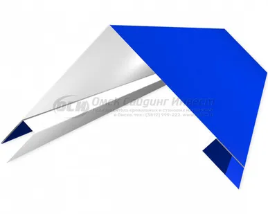 фото Угол сложный (сайдинг корабельная рейка) RAL 5002 (Ультрамарин)