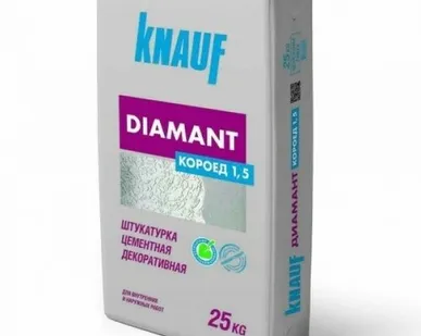 фото Штукатурка декоративная Кнауф Диамант Короед 1,5. 25 кг