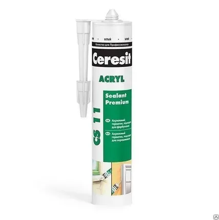 Фото №0 Герметик CS 11 Акриловый белый, 280 мл