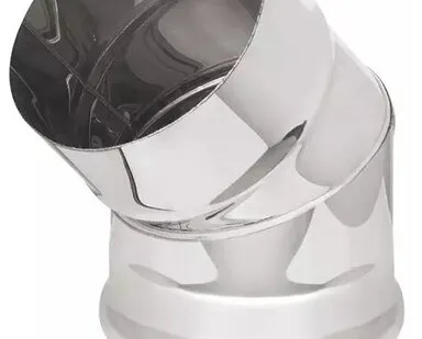 фото Колено нержавейка (AISI 430/0,8мм) 45 градусов (115)