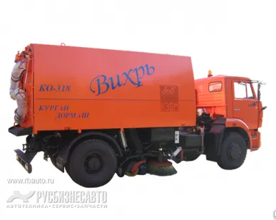 фото Вакуумная подметально-уборочная машина (пылесос) КАМАЗ-53605 КО-318Д