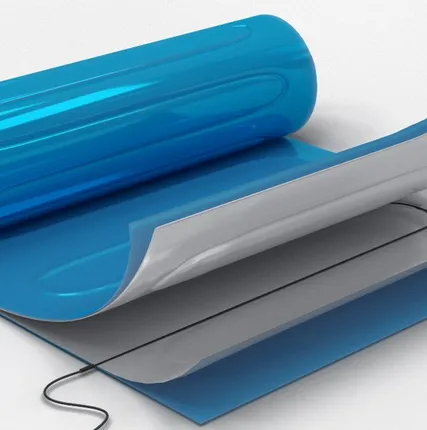 Фото №1 Теплый пол (нагревательный мат) на фольге.