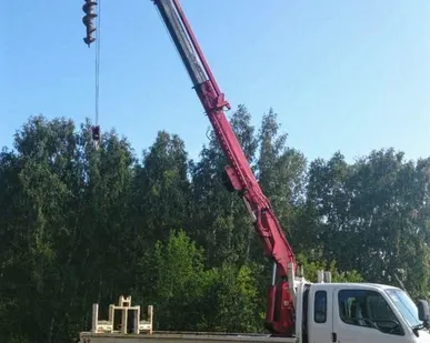 фото Бурение под сваи