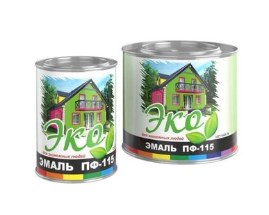фото Эмаль ПФ-115 зеленая 1,8кг ЭКО