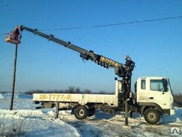 фото Перевозки бортовым грузовым автомобилем с манипулятором (воровайка)