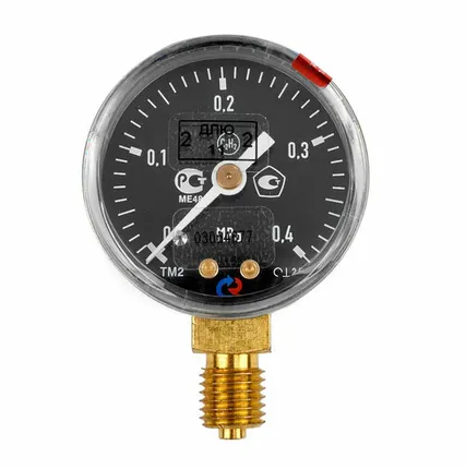 Фото №0 Манометр с поверкой 4,0 МПа, ацетилен