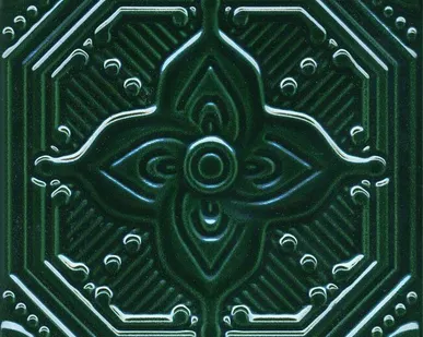 фото Плитка керам. KERAMA MARAZZI Салинас 150х150 декор зеленый SSA003