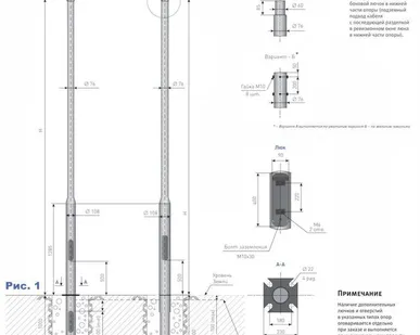 фото Опоры несиловые НФ-25-02