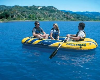 фото Надувная лодка Intex «Challenger 3 Set» 68370
