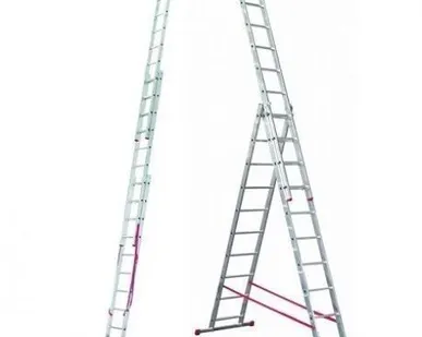 фото Лестница трехсекционная универсальная Alpos 44-13