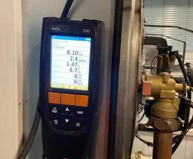 фото Пусконаладка газового котла