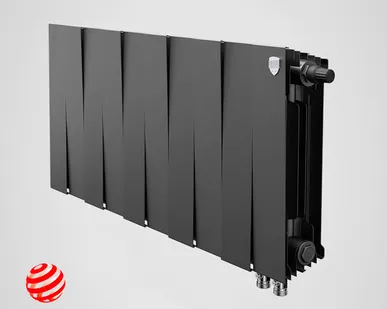 фото Радиатор Royal-thermo серии Pianoforte 300 VD, Черный графитовый