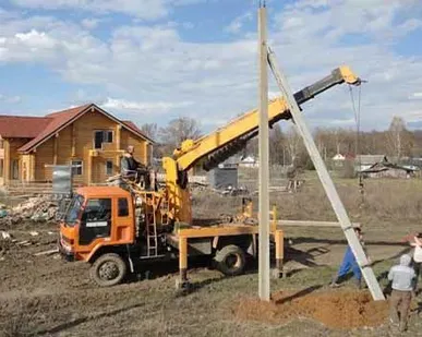 фото Установка ЛЭП