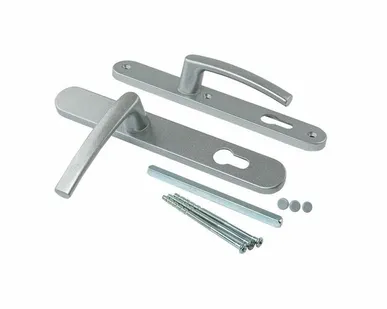 фото Гарнитур нажимной с подпружиниванием Mezut 35/92 (3 винта) серебр.