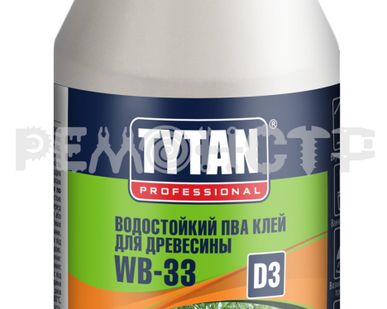 фото Клей д/древесины 175мл ПВА WB-33 D3 Tytan (42) П ЭК