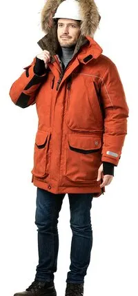 Фото №0 Куртка-парка мужская зимняя «Фокс» (цвет терракотовый)