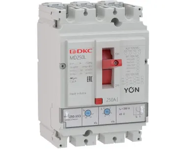фото Выключатель автоматический в литом корпусе YON MD250N-TM100 DKC MD250N-TM100