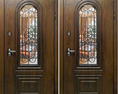 фото Входная дверь Термо Форт стеклопакет