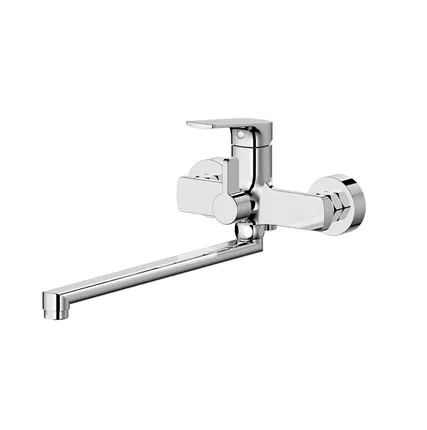 Фото №0 Смеситель для ванны Splenka S30.22 с поворотным изливом 323 мм, цвет: хром