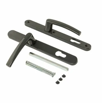 Фото №0 Нажимной гарнитур ALFA 28/92 RAL 7016 антрацит (3 винта посадочные Hoppe)