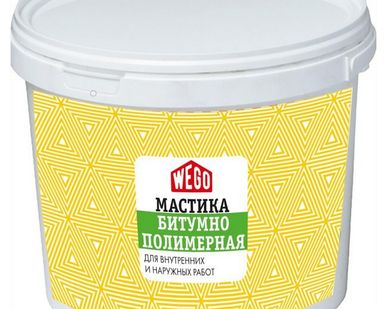 фото Мастика битумно полимерная 2.5 кг WEGO