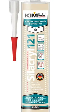 Фото №0 KIM TEC Герметик Silacryl 121 дуб 310мл (02-04-75)
