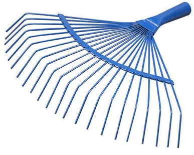 фото Грабли веерные проволочные 22-зубые порошковая окраска 10шт/уп