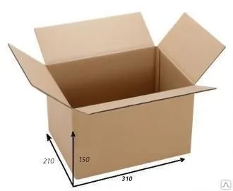 Фото №0 Коробка картонная 310*210*150