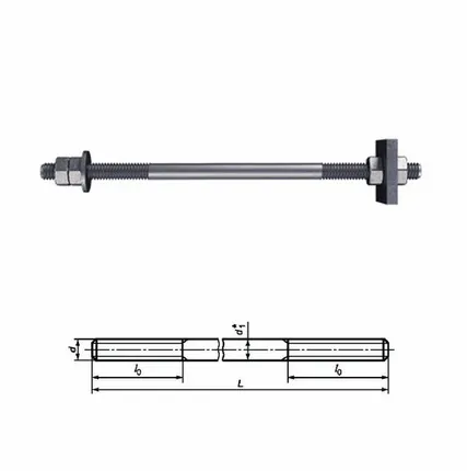 Фото №0 Болт Анкерный 2,1 М30x900 ГОСТ 24379.1-2012