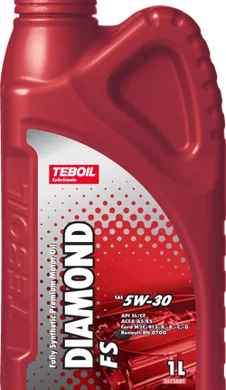Фото №0 Масло моторное синт. TEBOIL Diamond FS 5W-30 (e1L)