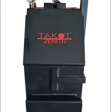 Фото №3 Котел твердотопливный длительного горения Zenith 20 кВт, TAKOT, полуавтоматический, до 200 м2, горит до 7 дней