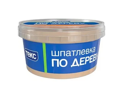 фото Шпатлевка по дереву Текс береза 0,25 кг
