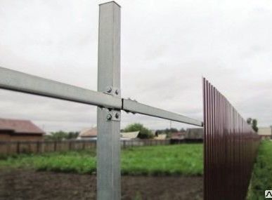 фото Заборные подсистемы "Эконом" из профнастила