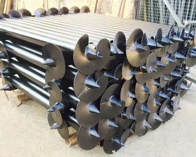 фото Винтовые сваи 76 мм