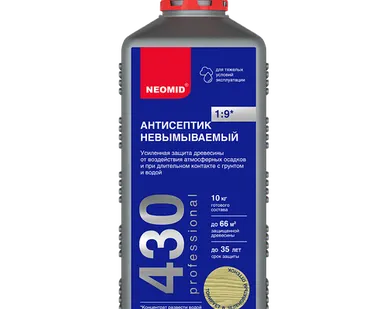 фото Антисептик для дерева трудновымываемый конц (1кг) NEOMID 430 ECO