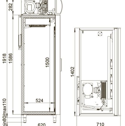Фото №1 Шкаф холодильный DM110Sd-S