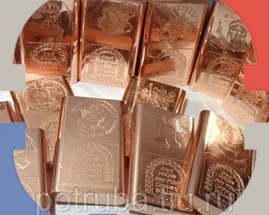 фото Бронзовый слиток БрОЦС6-6-3