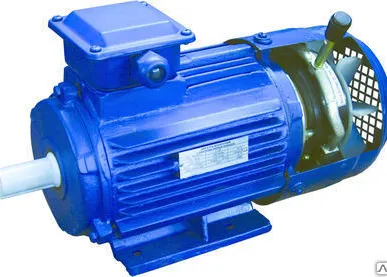 фото Электродвигатель АИР 132 М4 Е (Е2) 11 кВт 1500 об с тормозом