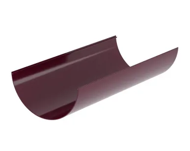 фото Желоб английский ПВХ Grand Line 3м бордо (RAL 3005)