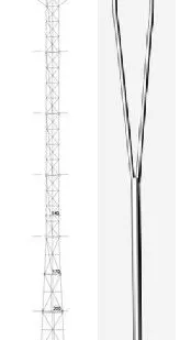 фото Стойка прожекторная двухсекционная СТПр-16 (Нд=347. Вд=120/ф 440)