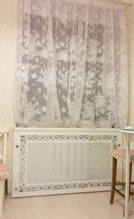 Фото №0 Стеклянный экран для батареи