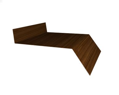 фото Отлив простой 250 0,45 Print Elite Choco Wood