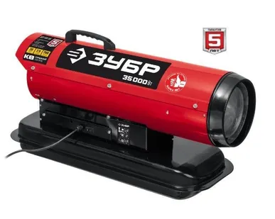 фото Пушка дизельная Зубр ДП-К8-35, 35 кВт, прямой нагрев, бак 20 л