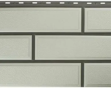 фото Фасадная панель Камень Венецианский (белый)