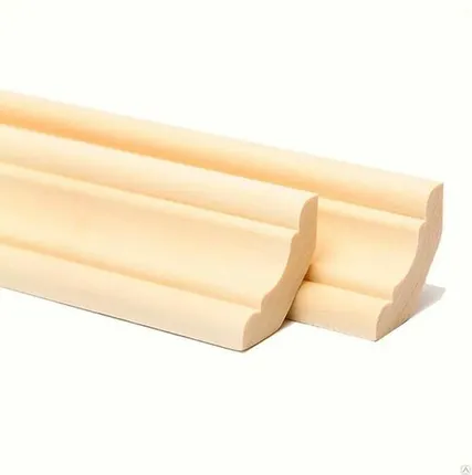 Фото №0 Плинтус (липа) 15х45х2500 "ФИГУРНЫЙ" (сорт А) //20